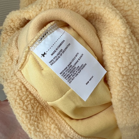 DSG Butter Yellow Fleece Pullover - Picture 8 of 8